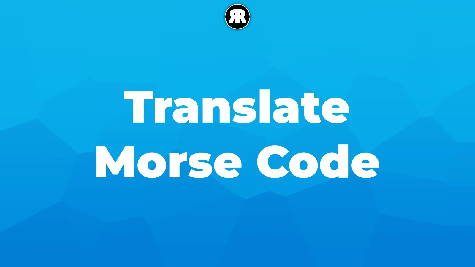 Translate Morse Code game cover